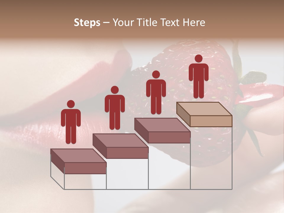 Face Fruit Glamour PowerPoint Template