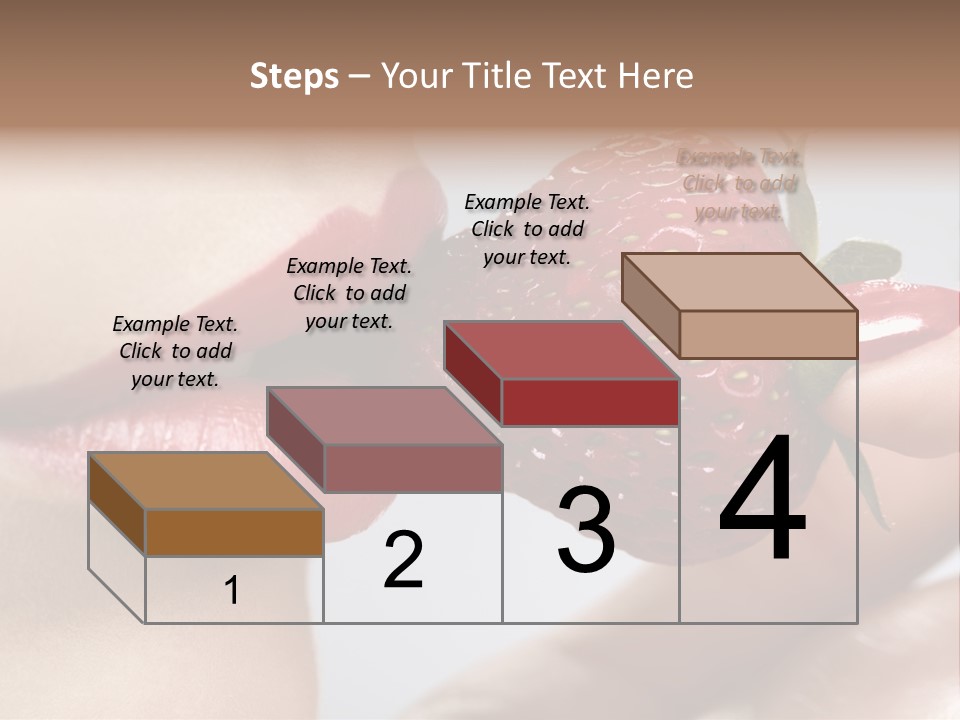 Face Fruit Glamour PowerPoint Template