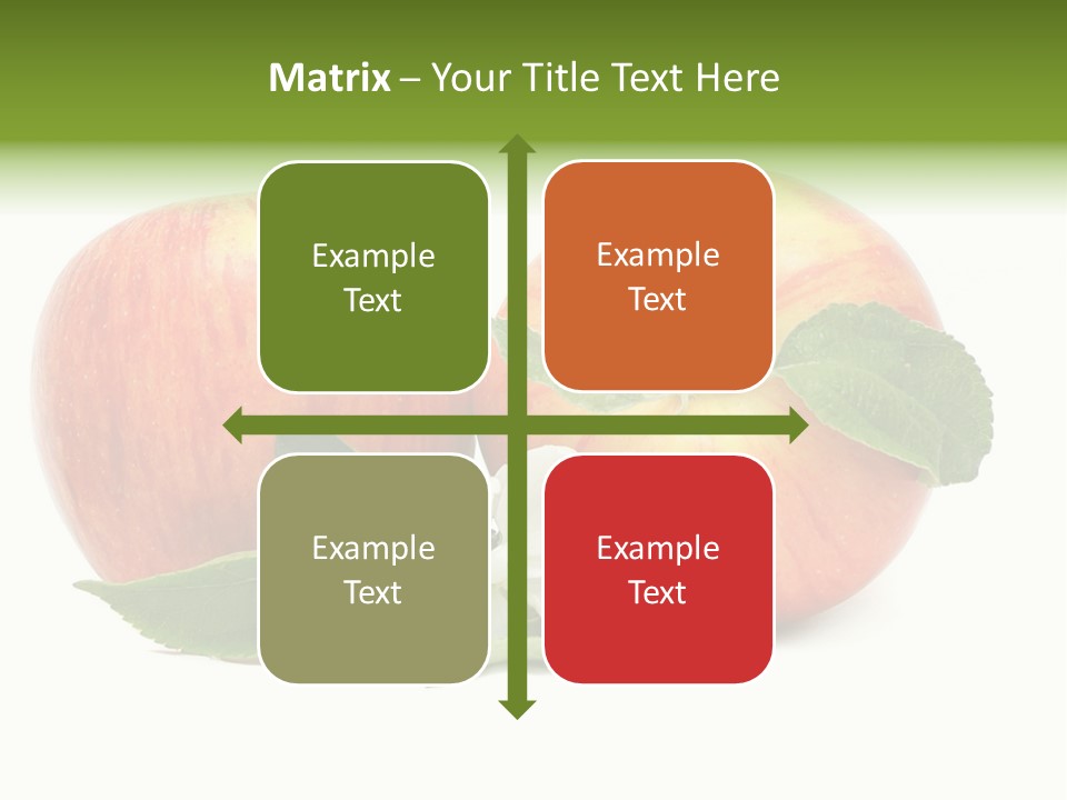 Vitamins Organic Closeup PowerPoint Template