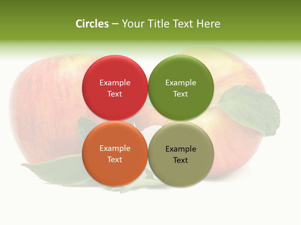 Vitamins Organic Closeup PowerPoint Template