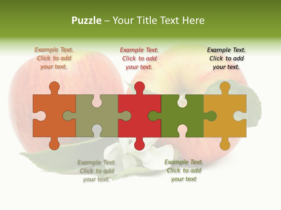 Vitamins Organic Closeup PowerPoint Template