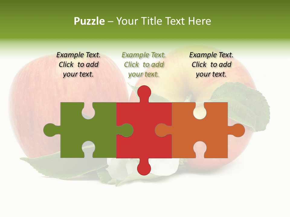 Vitamins Organic Closeup PowerPoint Template