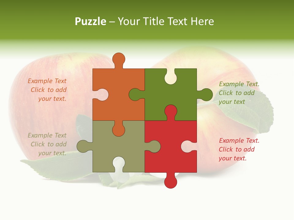 Vitamins Organic Closeup PowerPoint Template