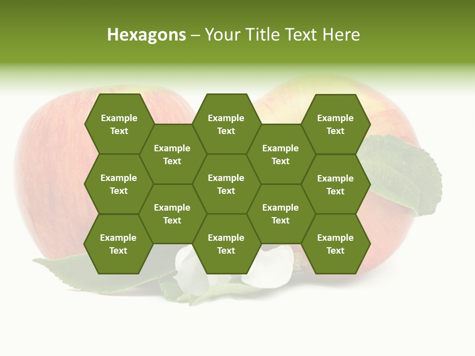 Vitamins Organic Closeup PowerPoint Template