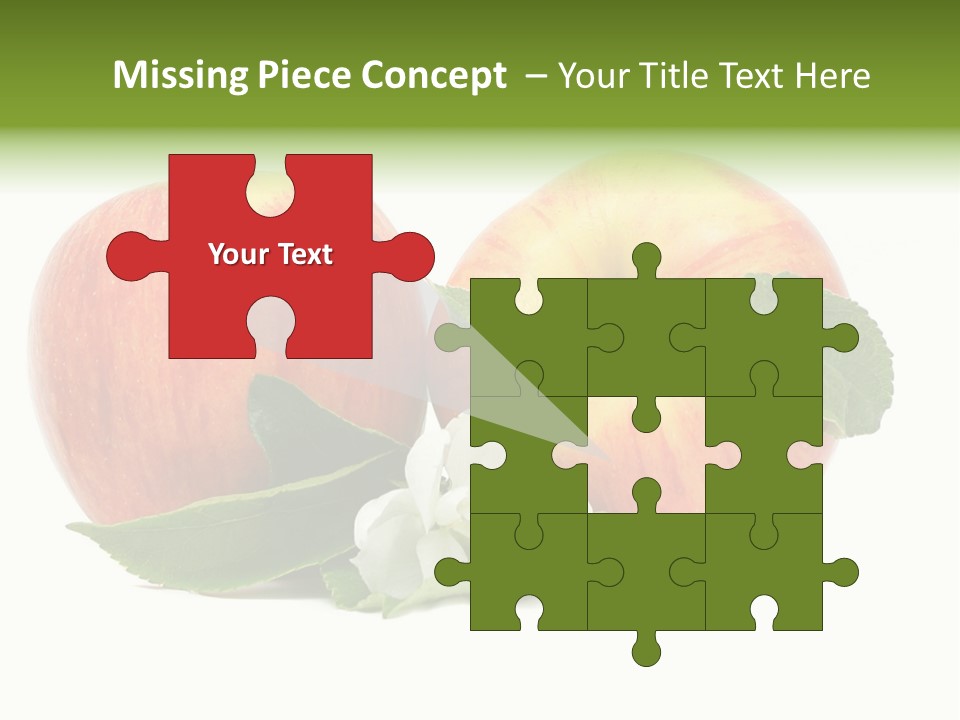 Vitamins Organic Closeup PowerPoint Template