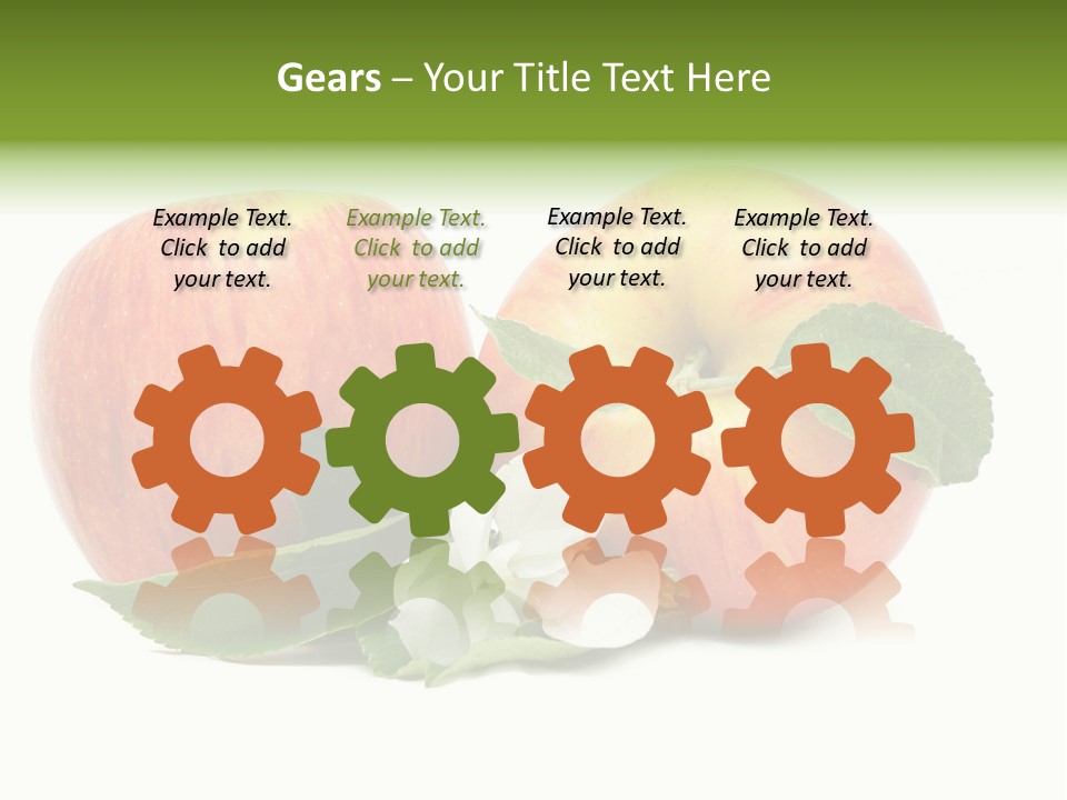 Vitamins Organic Closeup PowerPoint Template