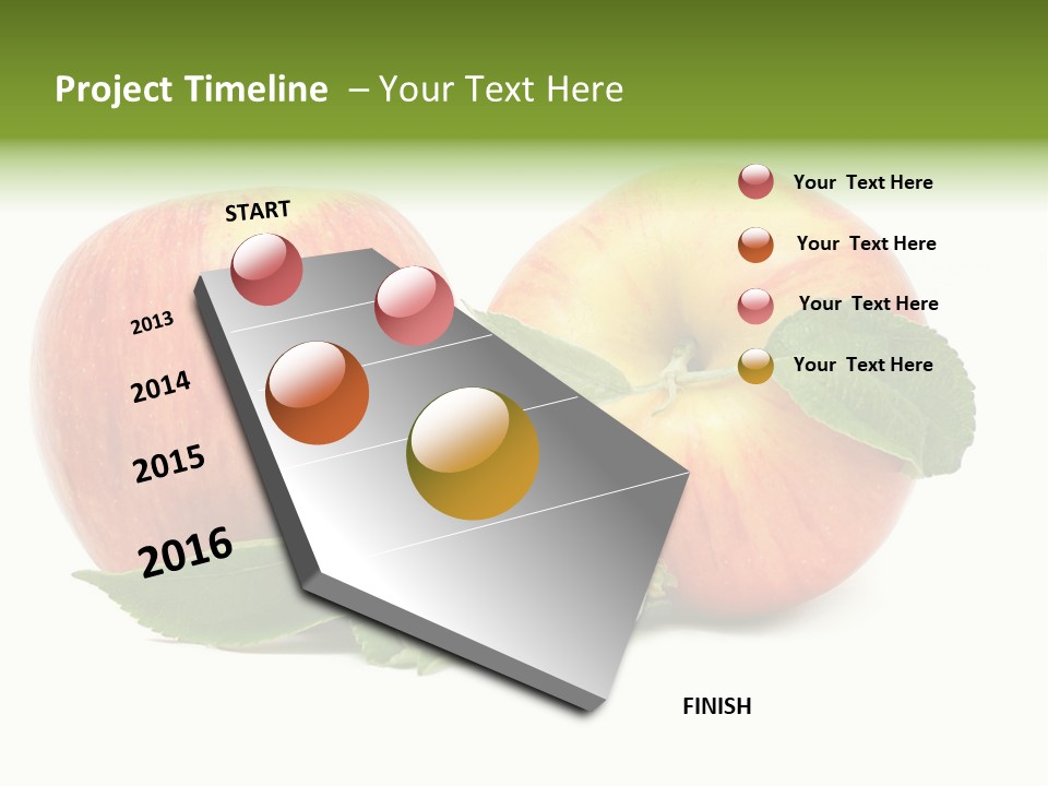 Vitamins Organic Closeup PowerPoint Template
