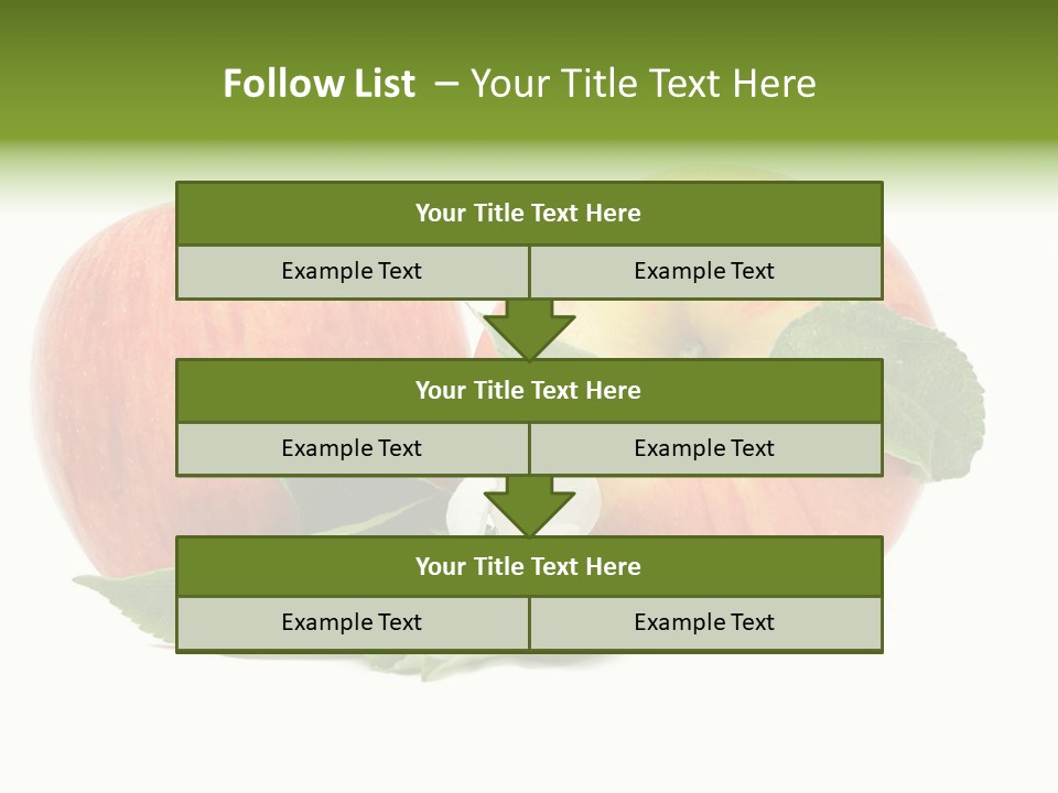 Vitamins Organic Closeup PowerPoint Template