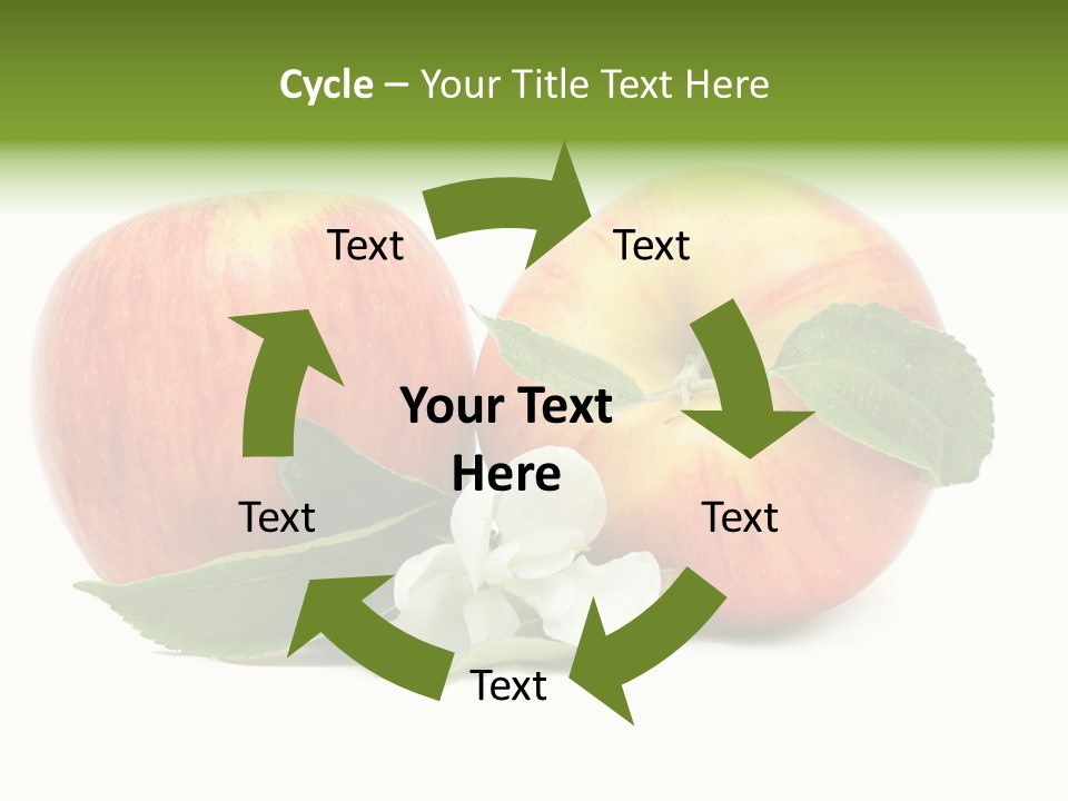 Vitamins Organic Closeup PowerPoint Template