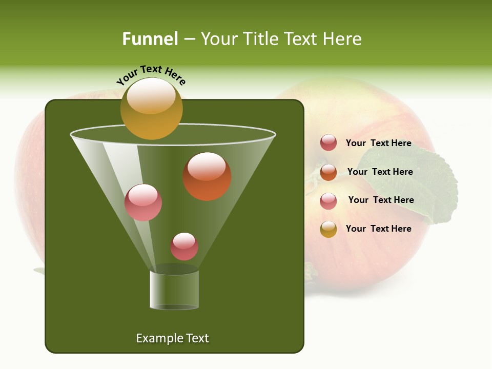 Vitamins Organic Closeup PowerPoint Template