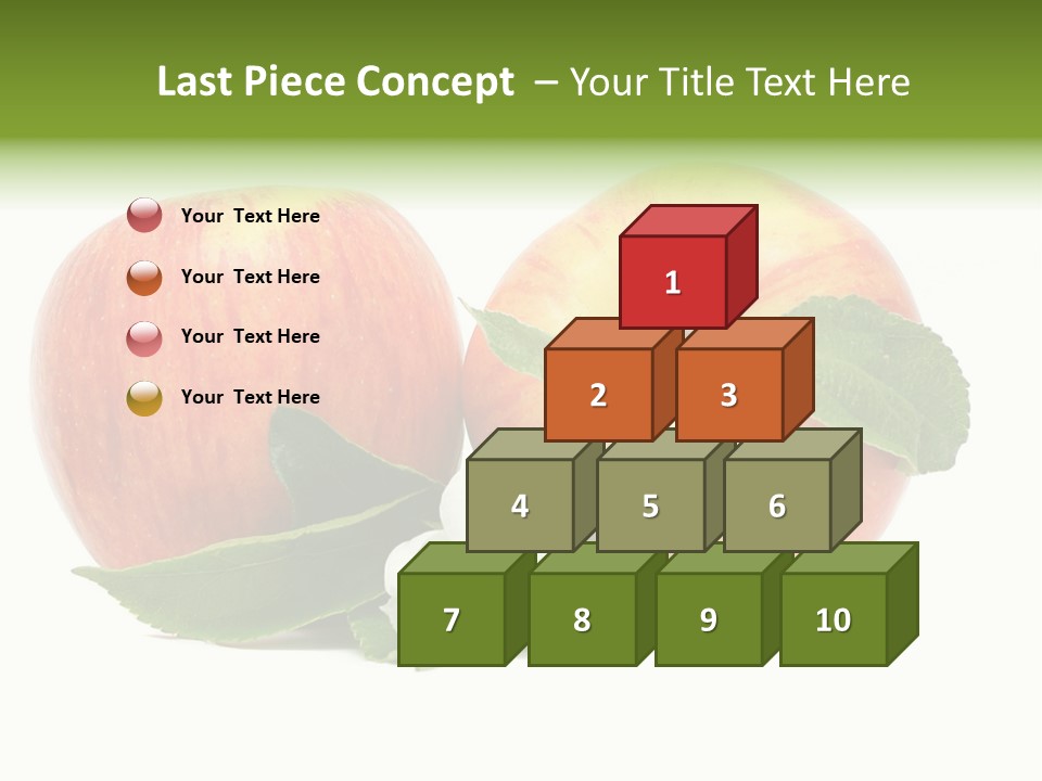 Vitamins Organic Closeup PowerPoint Template