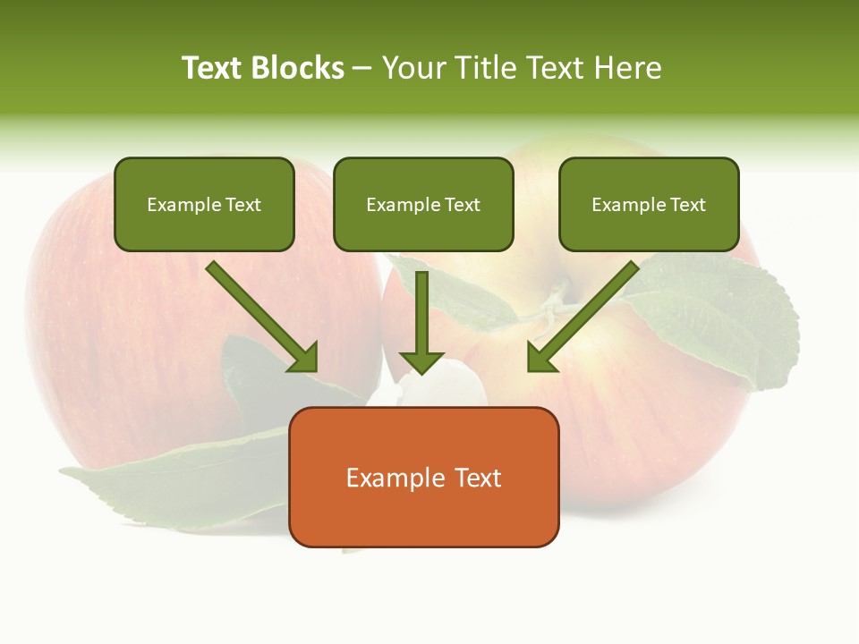 Vitamins Organic Closeup PowerPoint Template