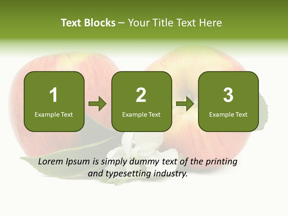 Vitamins Organic Closeup PowerPoint Template