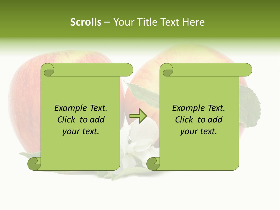 Vitamins Organic Closeup PowerPoint Template