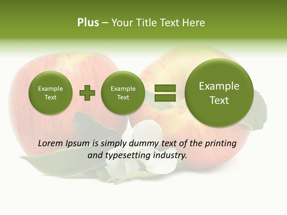 Vitamins Organic Closeup PowerPoint Template