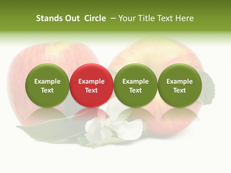 Vitamins Organic Closeup PowerPoint Template