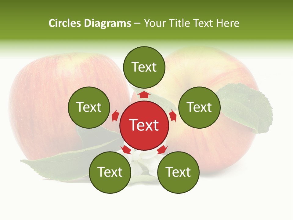 Vitamins Organic Closeup PowerPoint Template