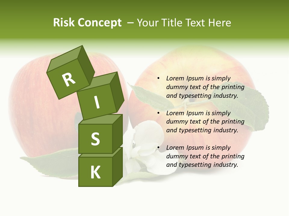 Vitamins Organic Closeup PowerPoint Template