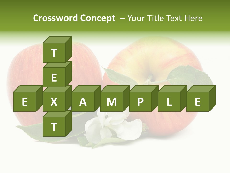 Vitamins Organic Closeup PowerPoint Template