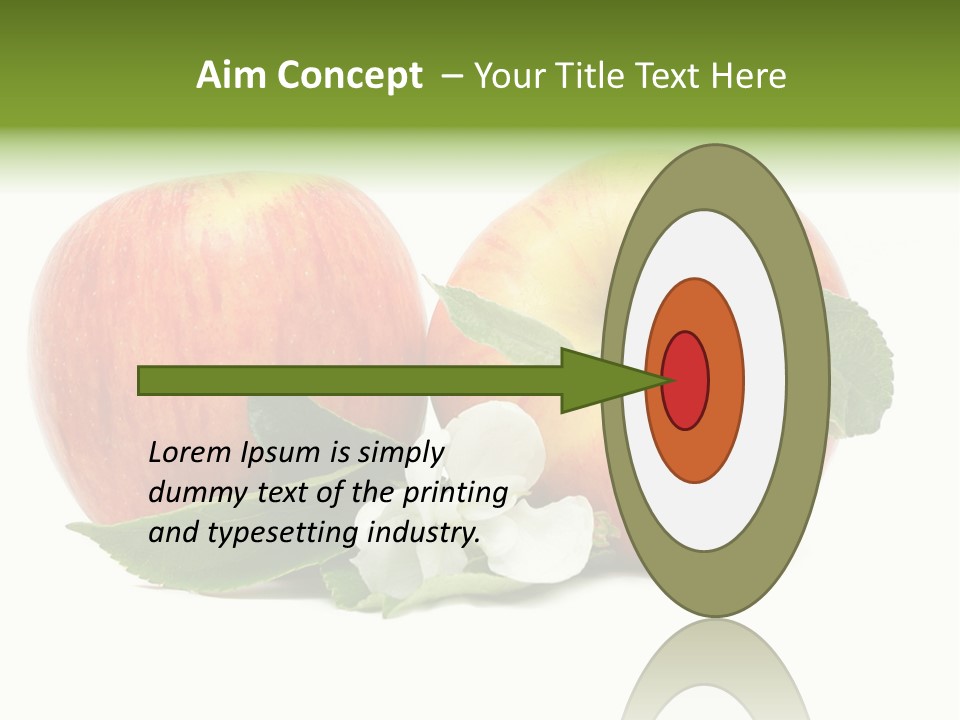 Vitamins Organic Closeup PowerPoint Template