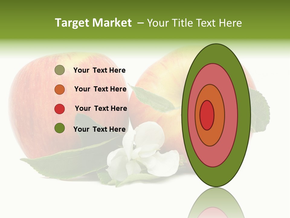 Vitamins Organic Closeup PowerPoint Template