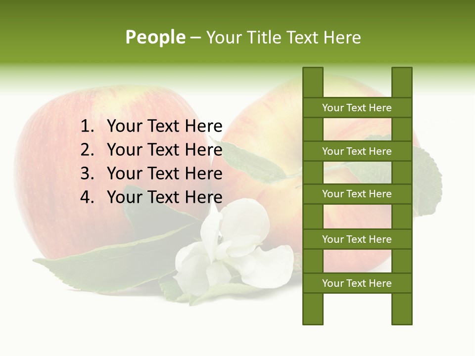 Vitamins Organic Closeup PowerPoint Template