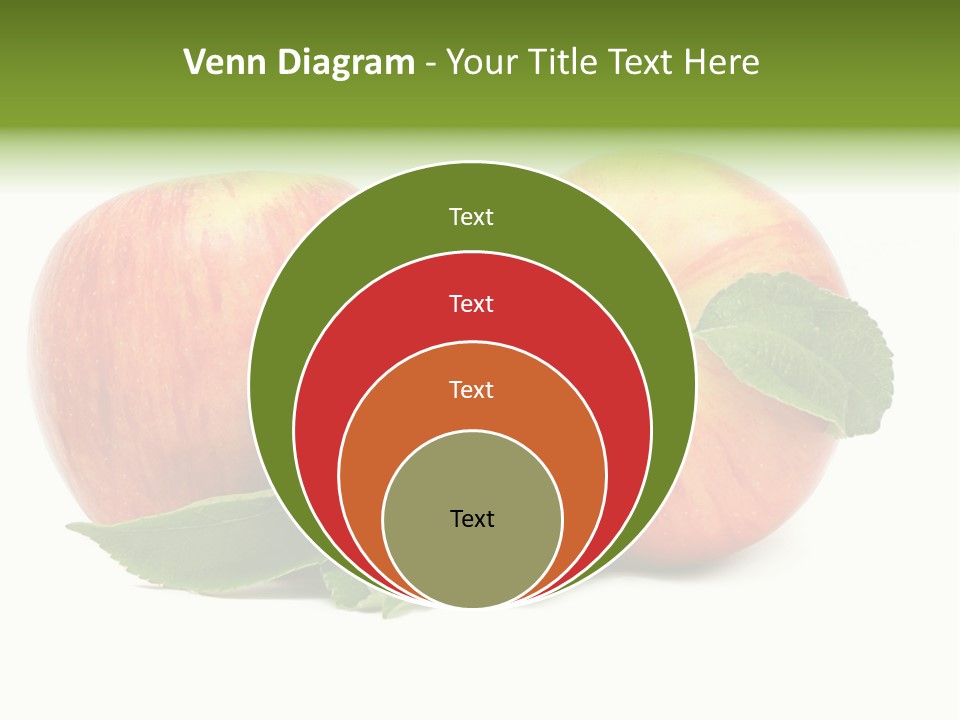 Vitamins Organic Closeup PowerPoint Template
