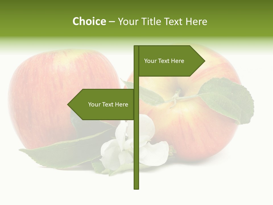 Vitamins Organic Closeup PowerPoint Template