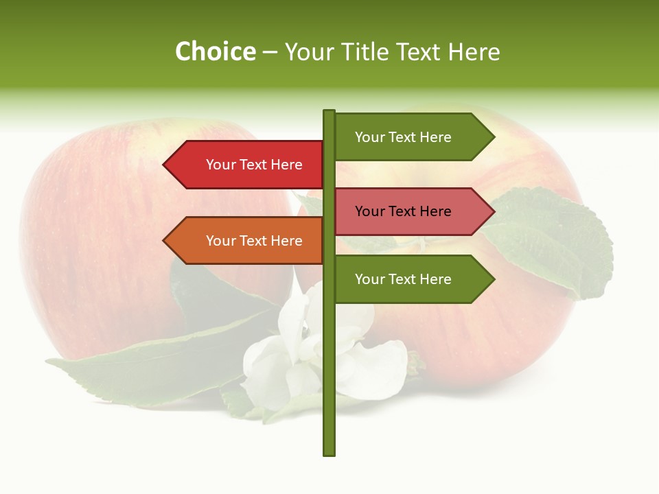 Vitamins Organic Closeup PowerPoint Template