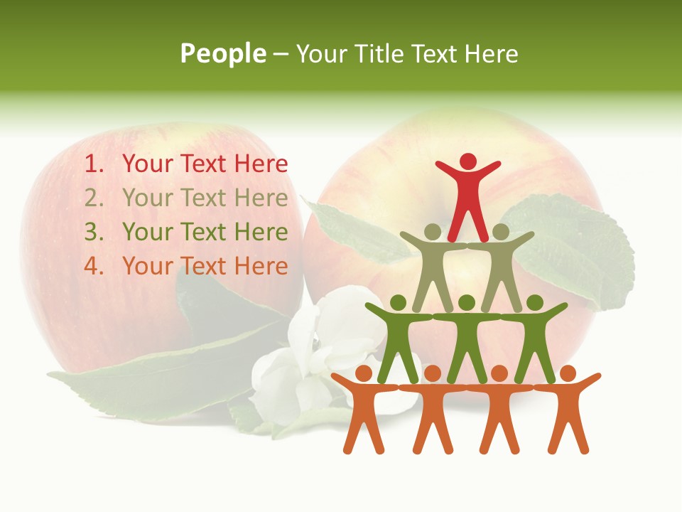 Vitamins Organic Closeup PowerPoint Template