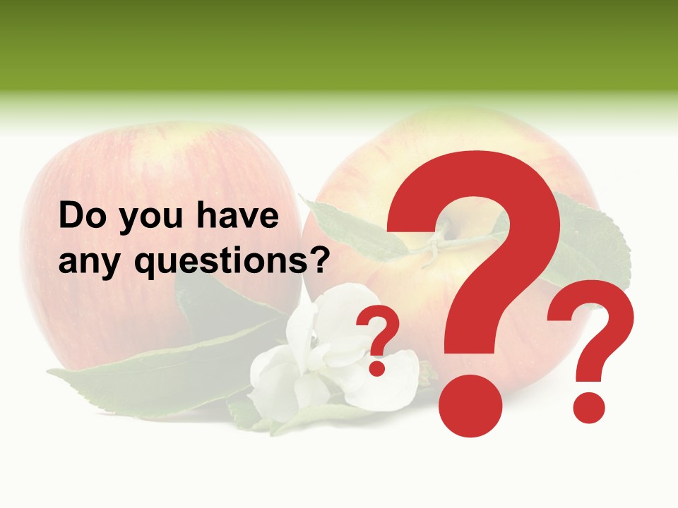 Vitamins Organic Closeup PowerPoint Template