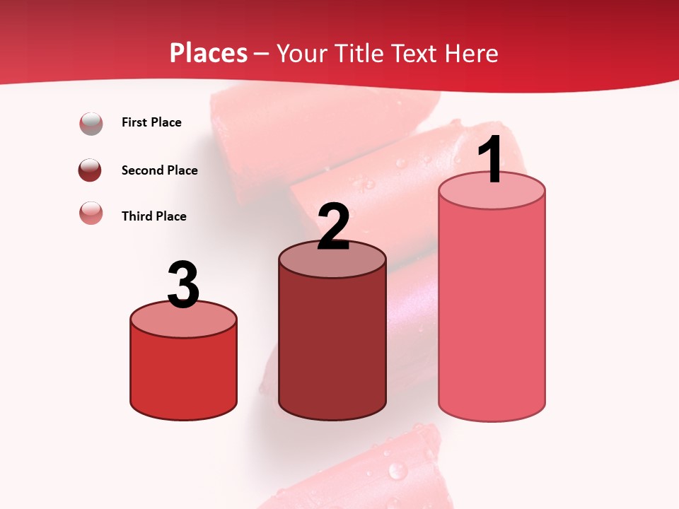 Products Color Lipstick PowerPoint Template