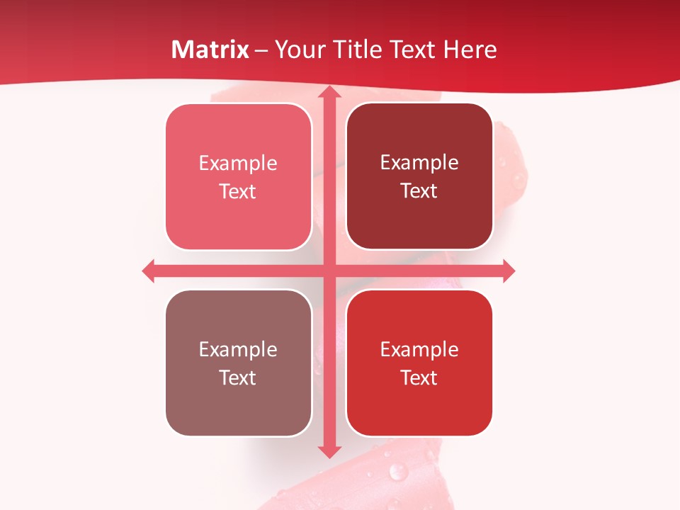 Products Color Lipstick PowerPoint Template