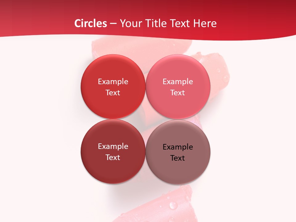 Products Color Lipstick PowerPoint Template