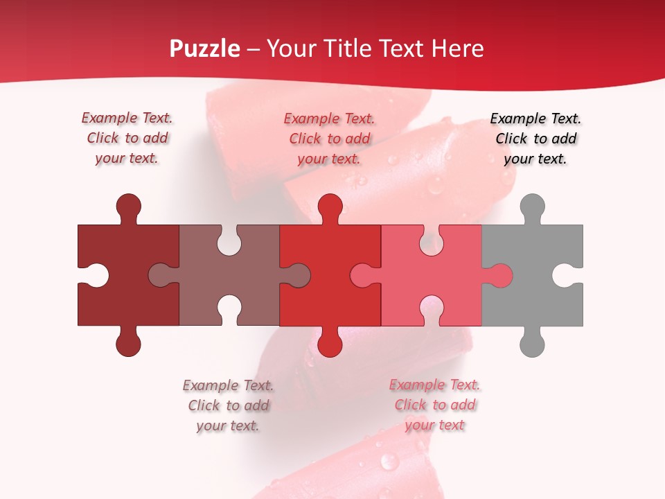 Products Color Lipstick PowerPoint Template