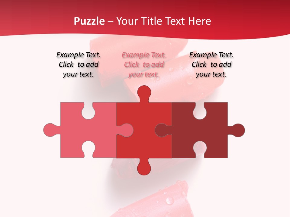 Products Color Lipstick PowerPoint Template