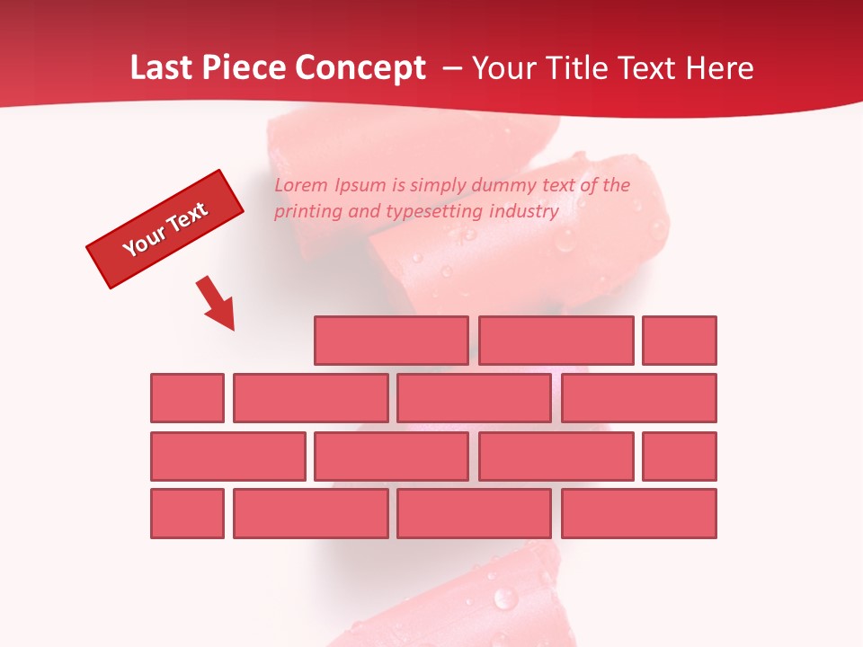 Products Color Lipstick PowerPoint Template
