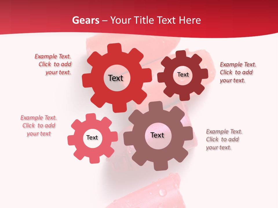 Products Color Lipstick PowerPoint Template