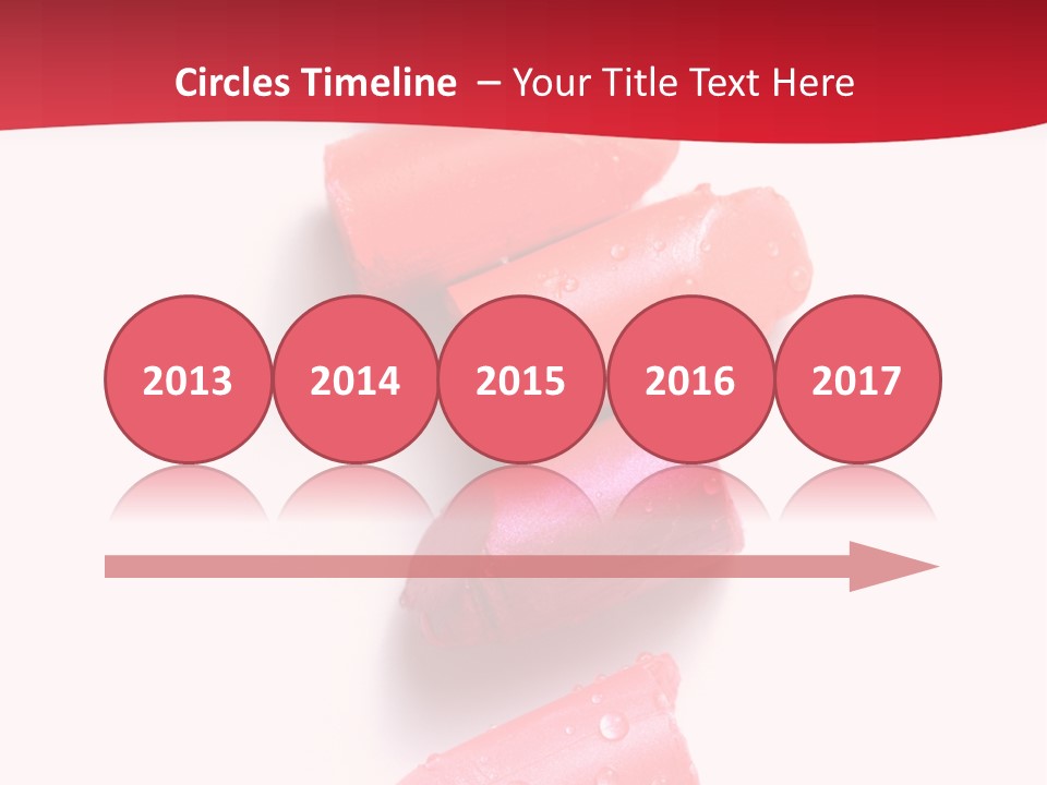 Products Color Lipstick PowerPoint Template