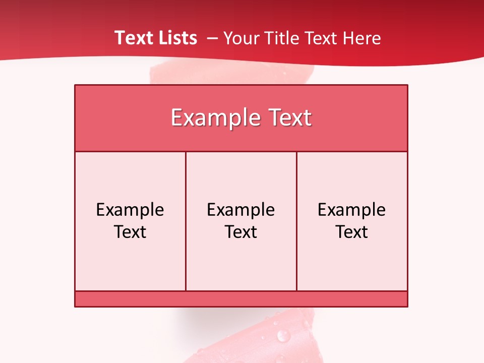 Products Color Lipstick PowerPoint Template