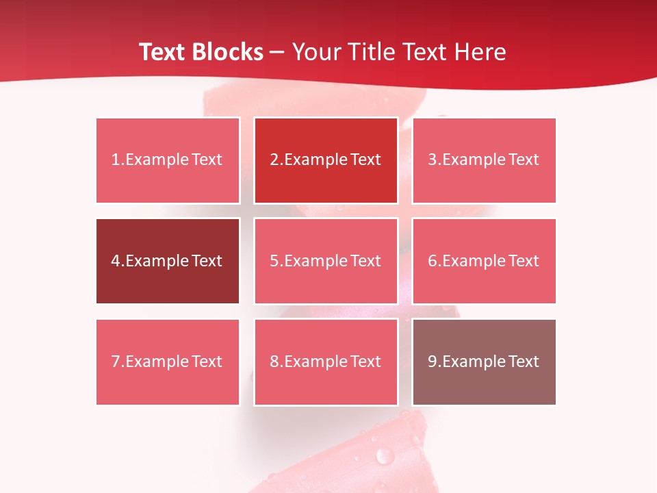 Products Color Lipstick PowerPoint Template