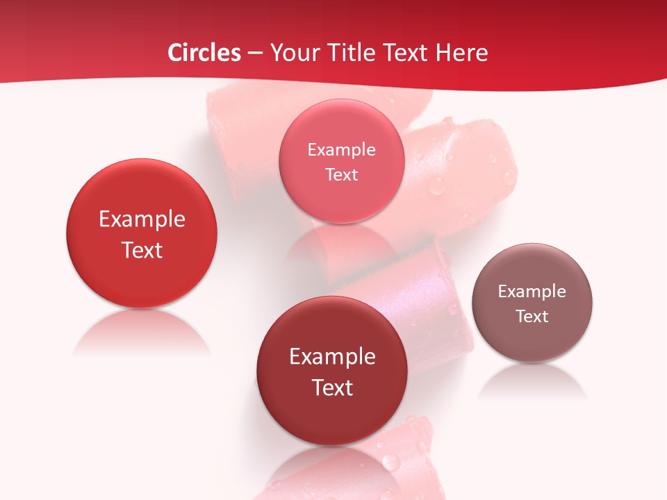 Products Color Lipstick PowerPoint Template