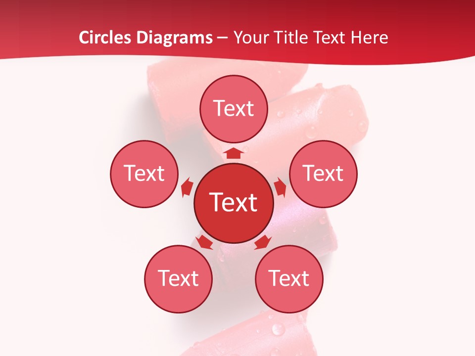 Products Color Lipstick PowerPoint Template