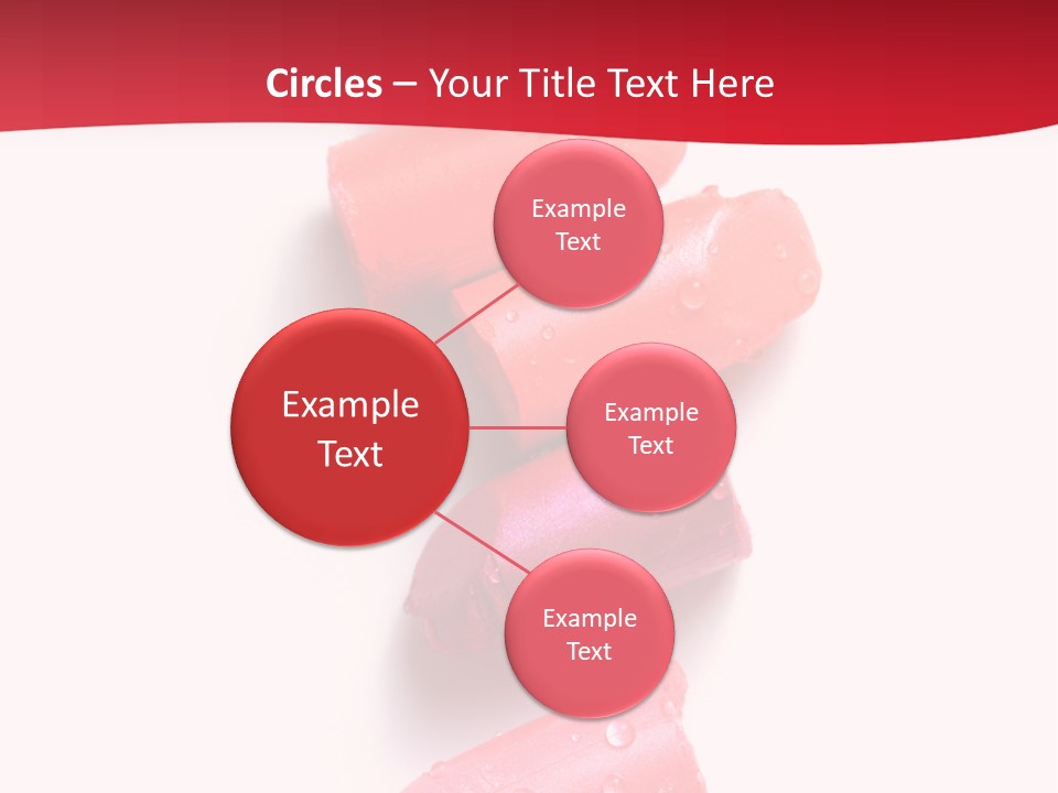 Products Color Lipstick PowerPoint Template