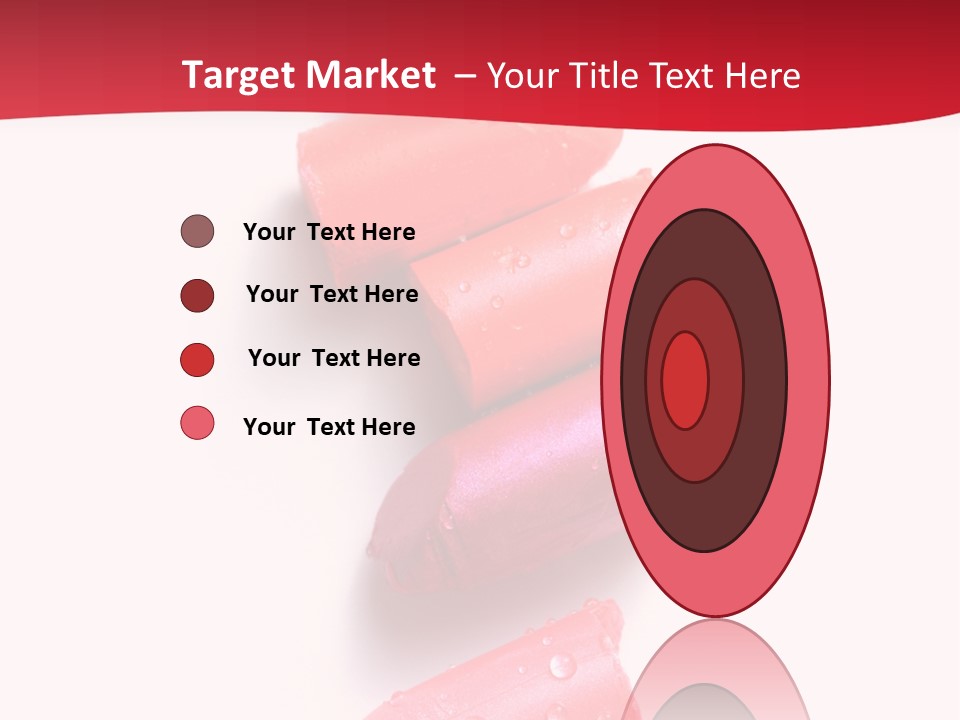 Products Color Lipstick PowerPoint Template
