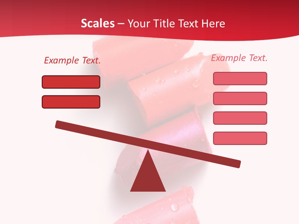 Products Color Lipstick PowerPoint Template
