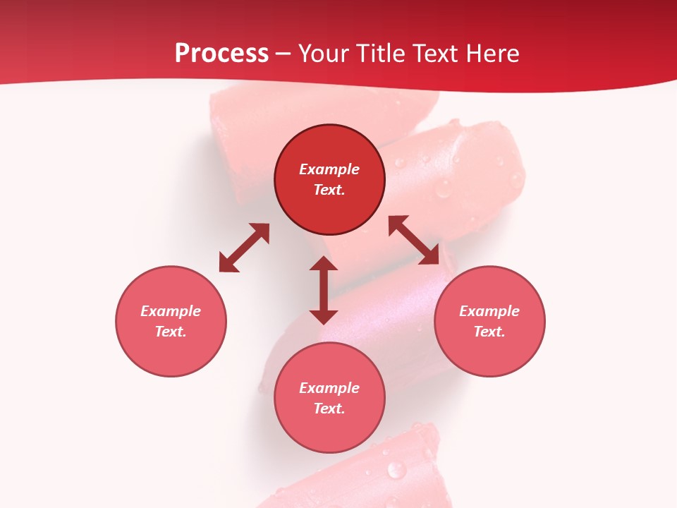 Products Color Lipstick PowerPoint Template