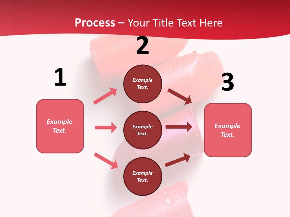 Products Color Lipstick PowerPoint Template