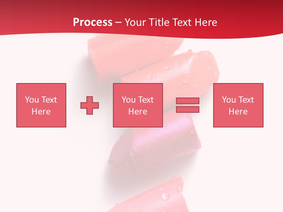 Products Color Lipstick PowerPoint Template