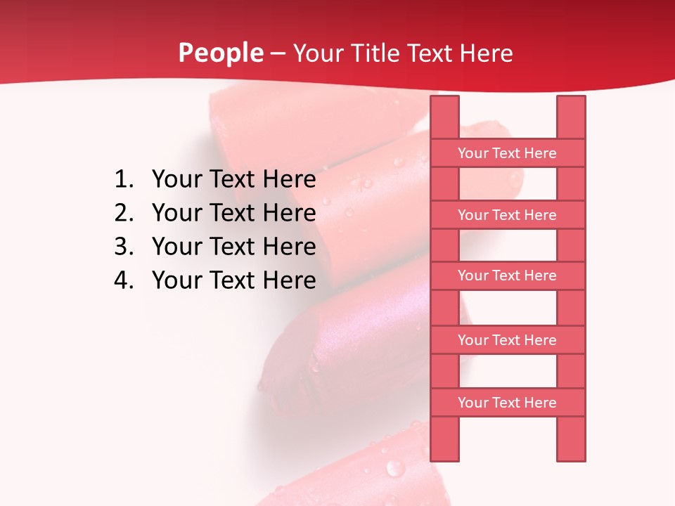 Products Color Lipstick PowerPoint Template